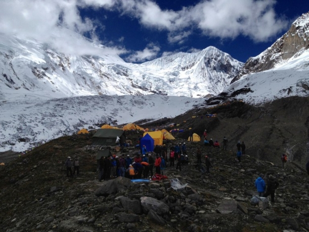 alpinistički kamp u Nepalu