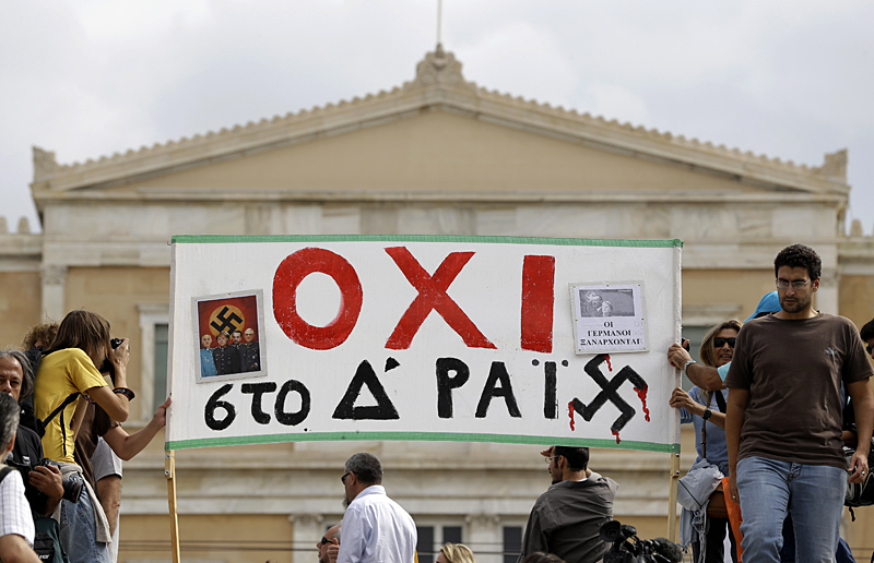 Veliki protesti u Grčkoj povodom dolaska Angele Merkel