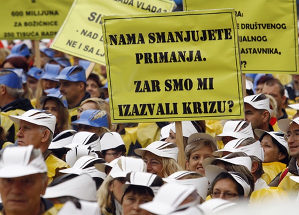 sindikalni protesti zagreb