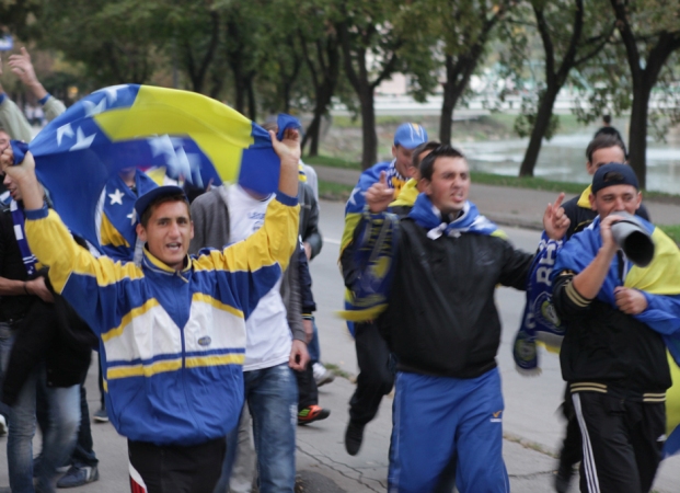 Atmosfera na ulicama Zenice pred utakmicu BiH-Litvanija Atmosfera na ulicama Zenice pred utakmicu BiH-Litvanija