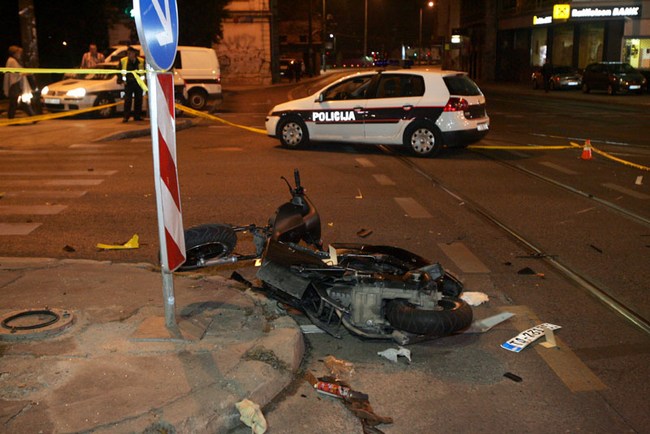 Saobraćajna nesreća na Skenderiji Saobraćajna nesreća na Skenderiji