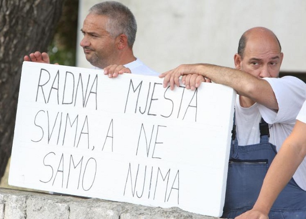 protest nezaposlenih