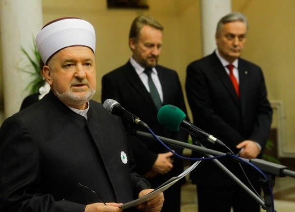 Reis Cerić sa Izetbegovićem i Lagumdžijom