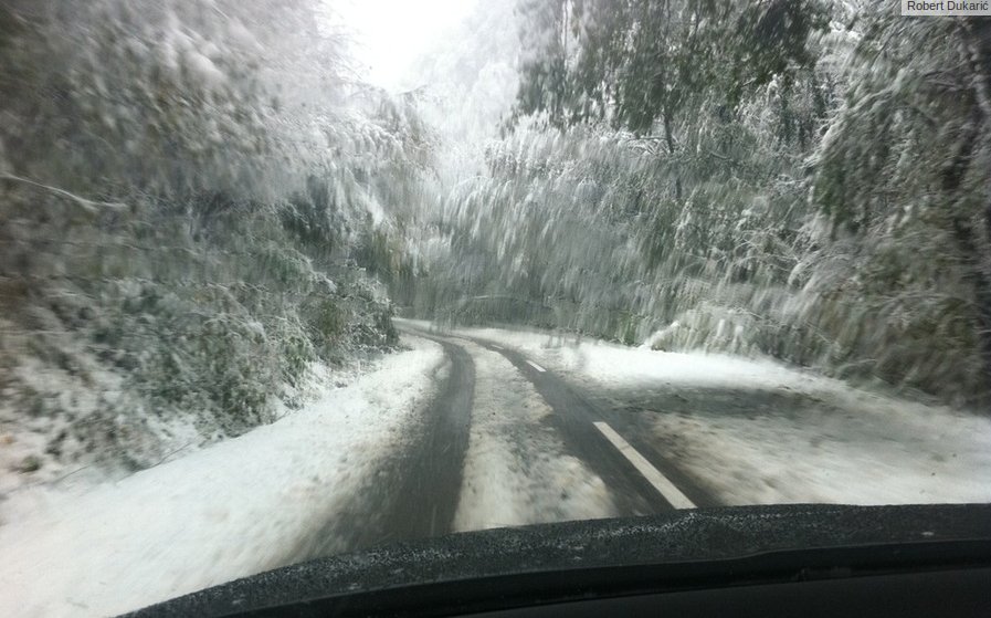 Snijeg u Hrvatskoj - Zagorje