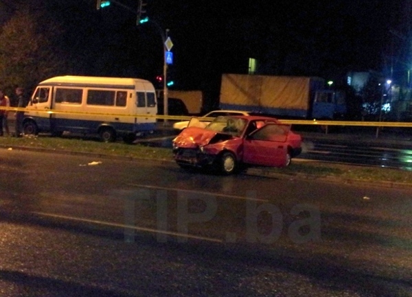 Sudar kod Hotela Tuzla/ Foto: Tip.ba