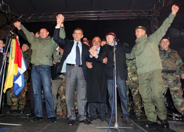 Gotovina i Markač na Trgu bana Jelačića