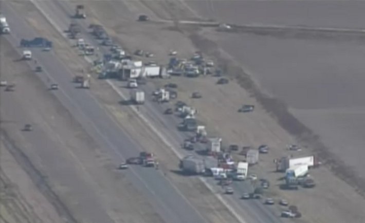 sudar 150 vozila u teksasu