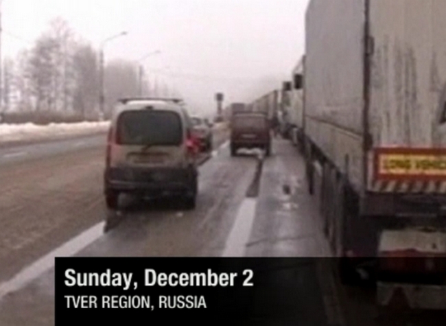 Saobraćajna gužva u Rusiji