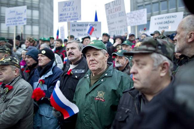 Protesti u Sloveniji - 2012
