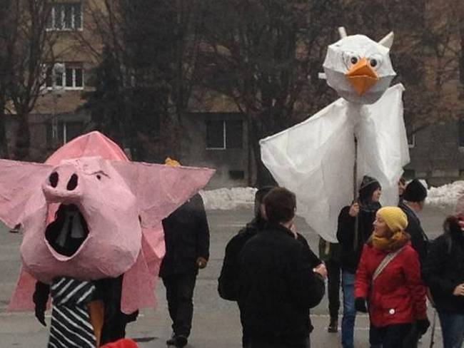 Protesti u Sloveniji - 2012