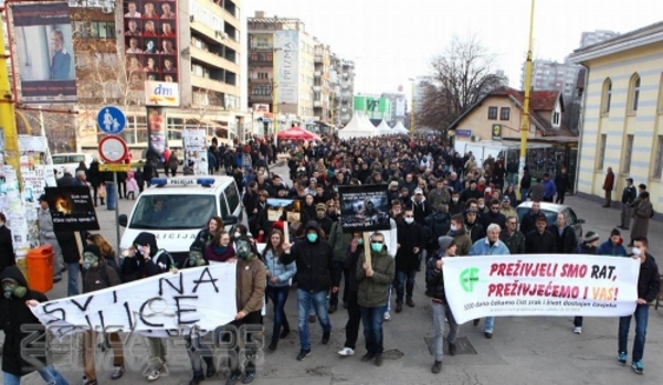 protesti protiv zagađenja u zenici