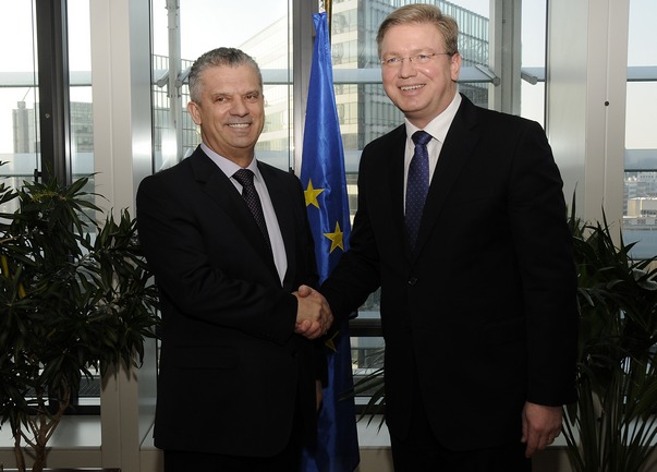 &Scaron;tefan Fuele i Fahrudin Radončić