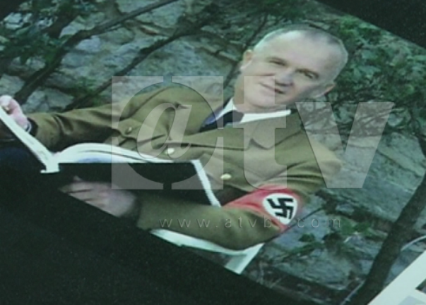 Dragan Čavić u nacističkoj uniformi/ Foto: ATV