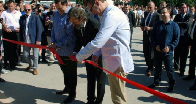 Dodik, Vučić i Kusturica otvorili Andrićgrad