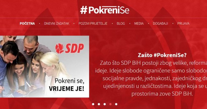 SDP poziva mlade ljude da se pokrenu: Zavirite na stranicu 'pokrenise.ba'