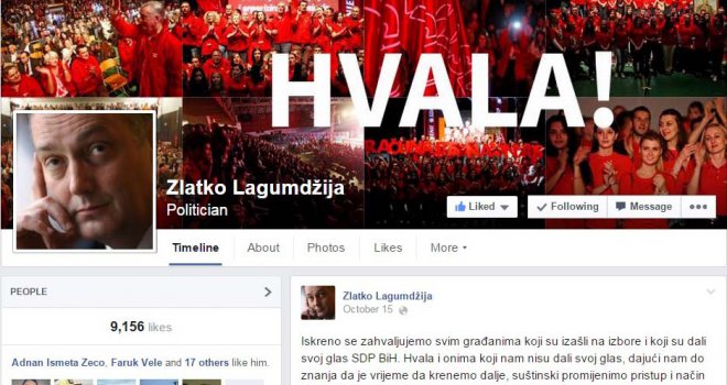 Profil Lagumdžije zatrpan porukama članova: Hoćemo mlade, poštene i nekompromitovane ljude!
