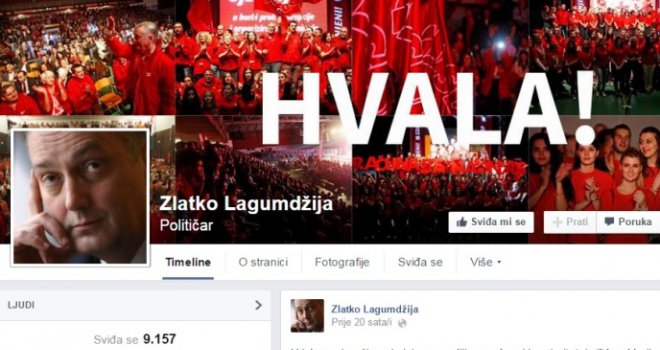 Oglasio se i Zlatko Lagumdžija: Sada sam siguran da SDP može sve i da će se vratiti tamo gdje mu je mjesto!
