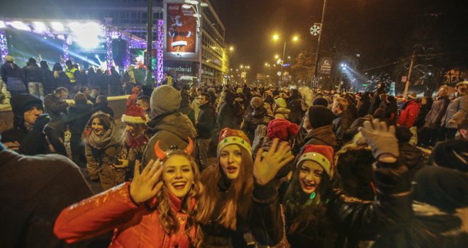 Evo kako su Sarajlije ispratile 2014. i dočekale 2015. godinu