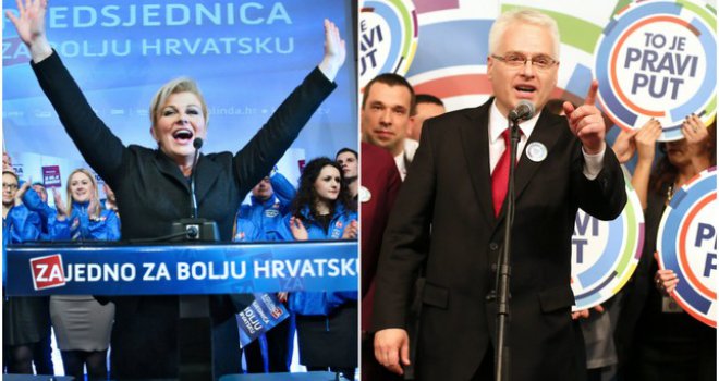 Kolinda Grabar Kitarović - 50,54 posto, Ivo Josipović 49,46 posto: 'Gotovo je, gospođa je pobijedila'