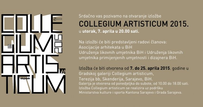 Na tradicionaloj izložbi 'Collegium Artisticum' 200 autora sa preko 270 radova