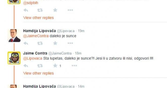 Hamdija Lipovača izvrijeđao korisnika društvene mreže