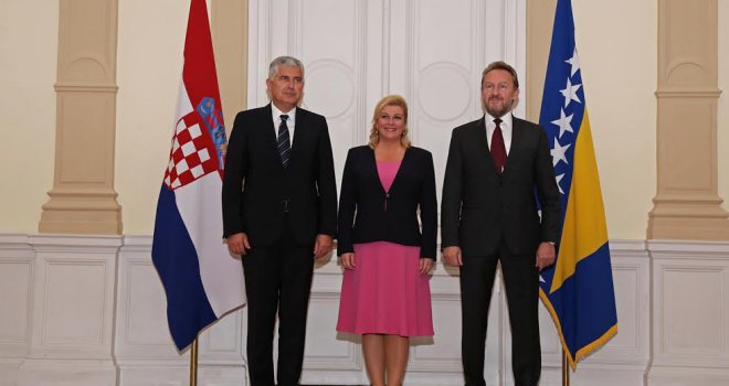 Kolinda Grabar-Kitarović sastala se s članovima Predsjedništva, s Čovićem poseban sastanak!