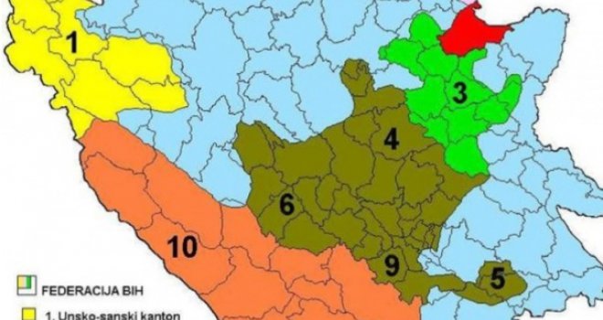 Smanjuje se broj kantona u Federaciji: Ko se briše, a ko se s kim ujedinjuje?!