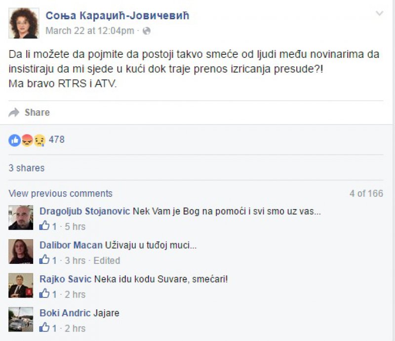 sonja-karadzic-status