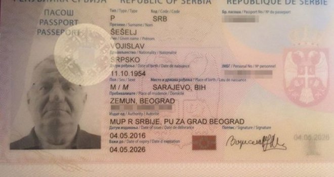 Šešelj dobio pasoš, pa poručio: Neka me Kolinda čeka, dolazim da provedemo romantičan vikend na Pantovčaku!