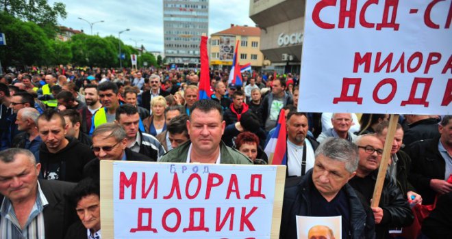 U Banjoj Luci završen miting vlasti RS-a