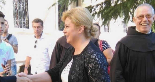 Hrvatska predsjednica Kolinda Grabar Kitarović u posjeti Mostaru