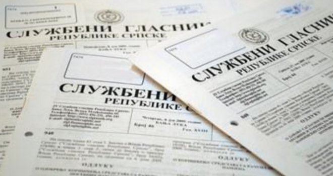 U 'Službenom glasniku RS-a' zvanično objavljena odluka o referendumu u RS-u