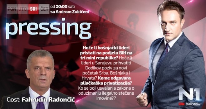 Večeras na N1: Hoće li lideri u Sarajevu prihvatiti Dodikov poziv za novi početak Srba, Bošnjaka i Hrvata?!