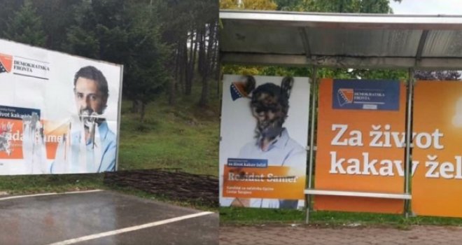 Kome smeta kandidat za načelnika sarajevske Općine Centar: Pokidani plakati Samera Rešidata!