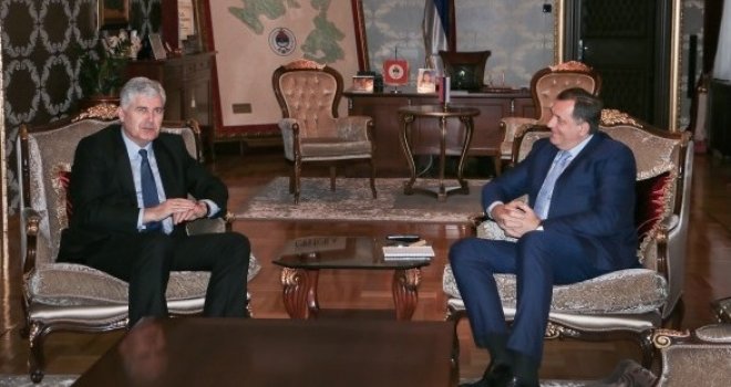 Danas sastanak Dodik i Čovića: Razgovor o zakonu o Ustavnom sudu BiH