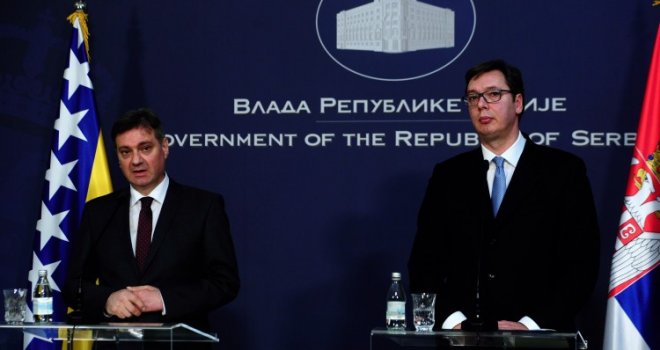 Susret Zvizdić-Vučić: Prioritet je povezati Sarajevo-Beograd, i to prvenstveno autoputem