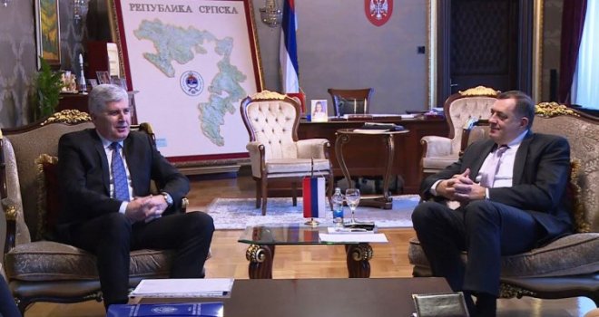 Završen sastanak Čovića i Dodika: Evo šta su dogovorili