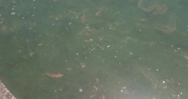 Užas na poznatoj jadranskoj plaži: Mlaz nedefinirane boje miješa se s morskom vodom, zgroženi kupači strahuju od zaraze...