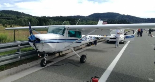 Avion sletio na autoput u Hrvatskoj!