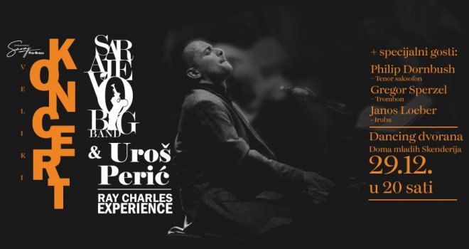 Poznati jazz i soul pijanista i pjevač Uroš Perić prvi put pred bh. publikom 