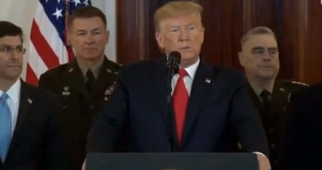 Trump se obratio nakon napada i odmah zaprijetio: Iran neće smjeti imati nuklearnu bombu!