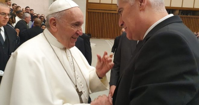 Čović na audijenciji kod pape Franje u Vatikanu: Razgovarali o BiH i položaju hrvatskog naroda