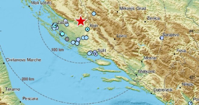 Snažan potres zatresao Hrvatsku, osjetio se i u BiH: Zvučalo je poput grmljavine