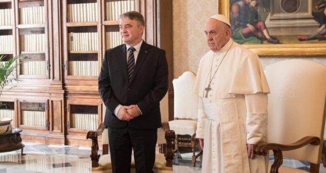 Komšićev susret s Papom: Vatikan će i dalje pružati podršku BiH kao multietničkoj državi
