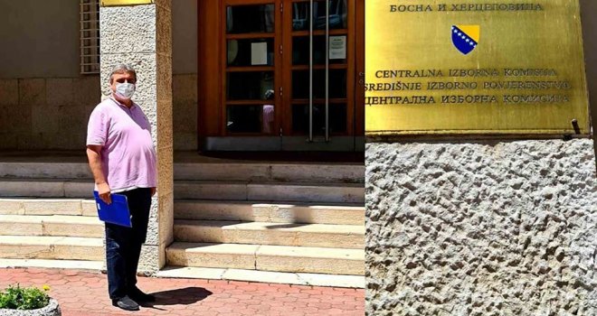  Emdžad Galijašević prvi predao prijavu za izbore: Bit ću sa narodom i građanima u dobru i u zlu!