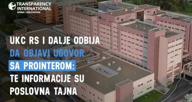 Sprema se nova afera: Šta kriju dokumenti koje UKC RS skoro dvije godine skriva od javnosti?!  