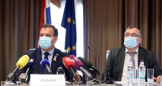 Beroš: Uskoro ograničavanje javnih okupljanja i obvezno nošenje maski