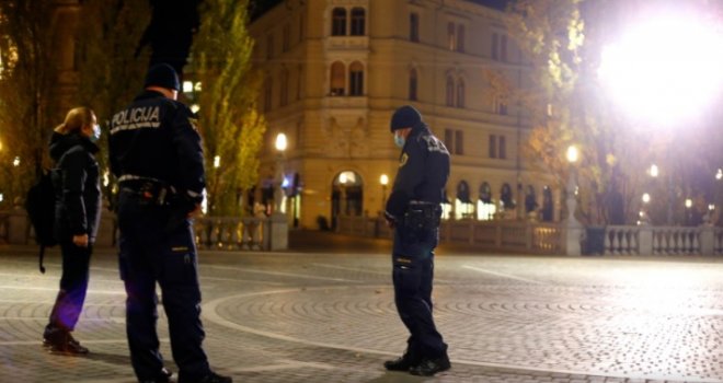 Više ozlijeđenih u sukobima policije i učesnika protesta u Ljubljani