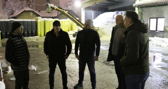 I ministri Kalem i Kapidžić na terenu: KJKP 'Rad' spremno dočekao snijeg, odmah počelo čišćenje ulica u Sarajevu