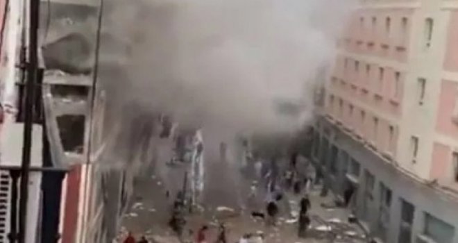 Snažna eksplozija u centru Madrida